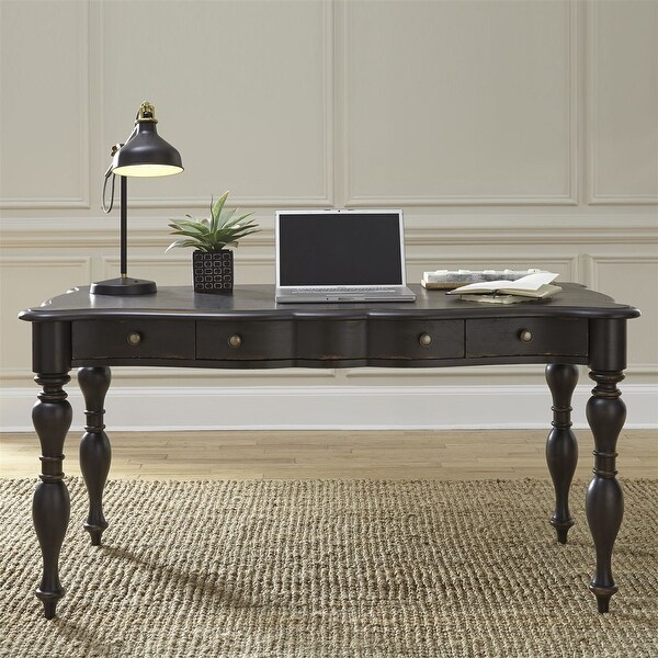black writing desk