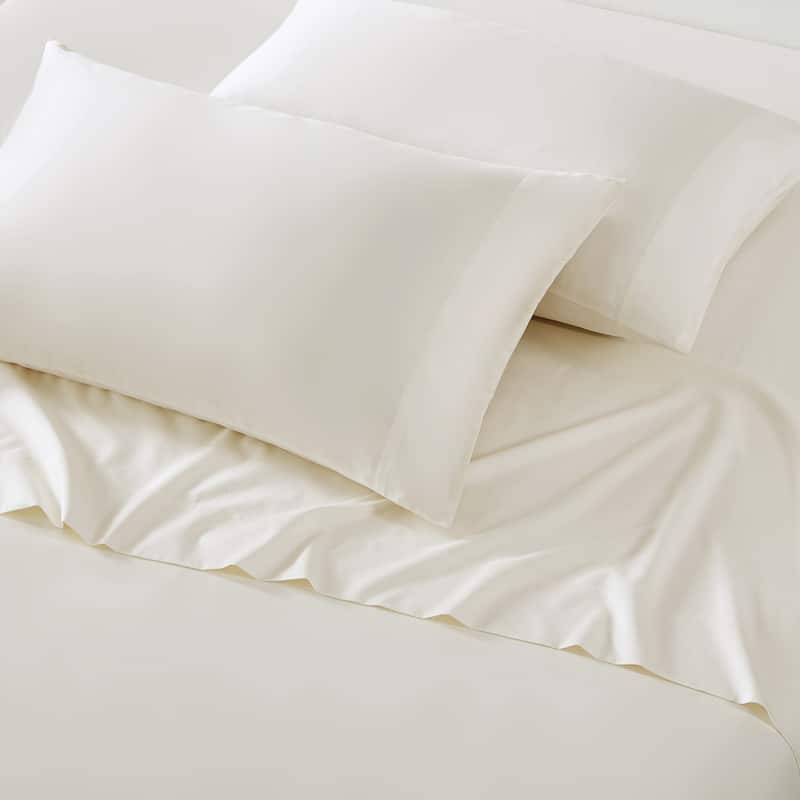 Vera Wang T800 Sateen Solid CVC Sheet Set