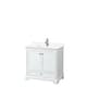 Option White, Chrome Trim, Giotto Quartz Top