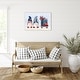 preview thumbnail 10 of 9, American Gnome I by Yvette St. Amant Framed Canvas Wall Art Print