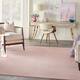 Nourison Essentials Solid Contemporary Indoor/ Outdoor Area Rug - 10' x 14' - Pink