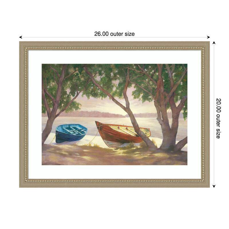 Lakeside No. 1 by Graham Reynolds Wood Framed Wall Art Print
