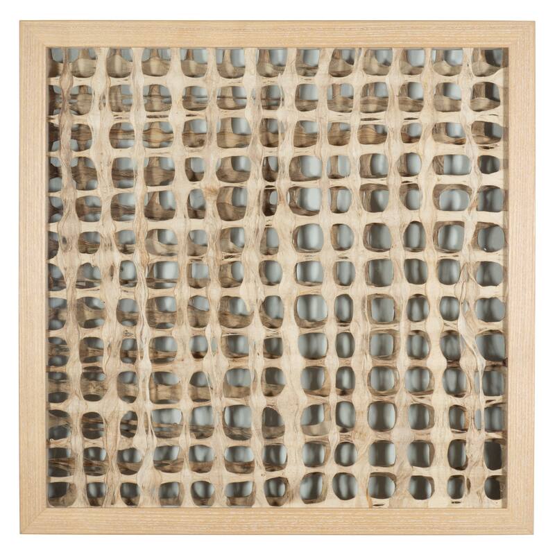 HUJI Papier-mache Shadow Box Wall Decor