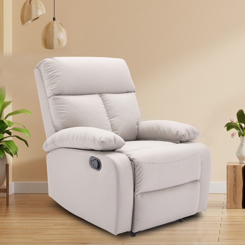 Recliner white hot sale