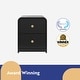 preview thumbnail 20 of 37, Storkcraft Next Santos 2-Drawer Nightstand