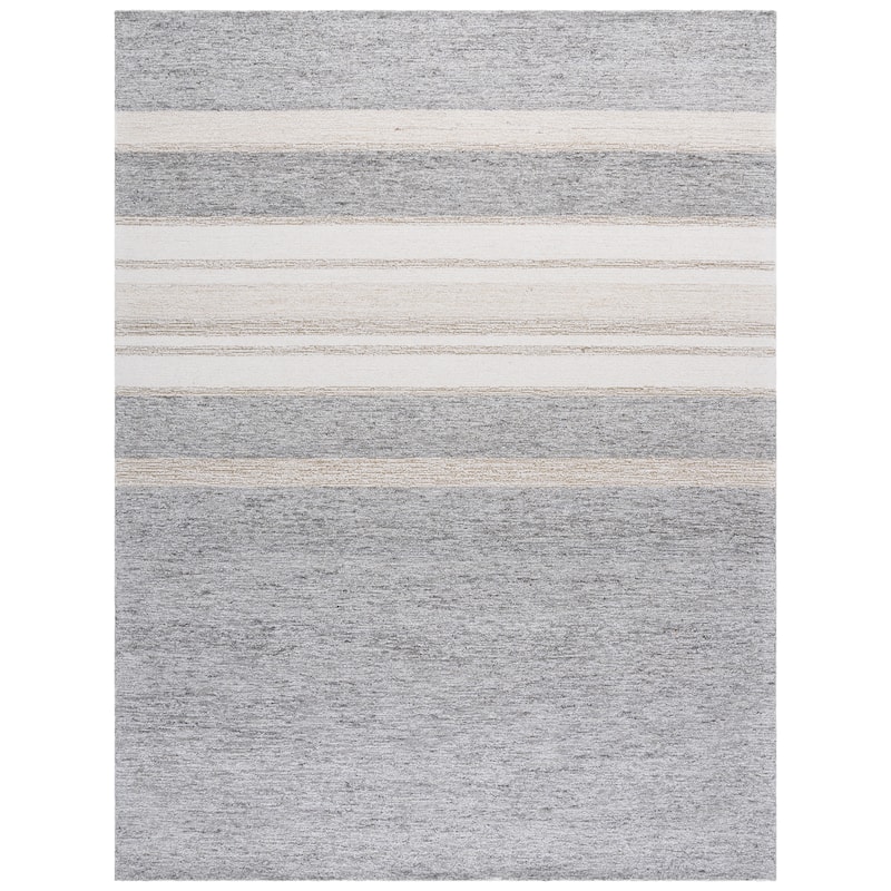 SAFAVIEH Handmade Pine Solbjorg Modern Wool Rug - 8' x 10' - Beige/Ivory