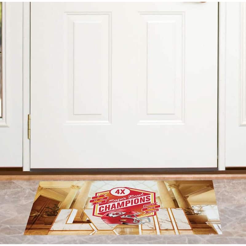 NFL Kansas City Chiefs SB58 Re Take Multi Champs Washable Rug - 20" x 32"