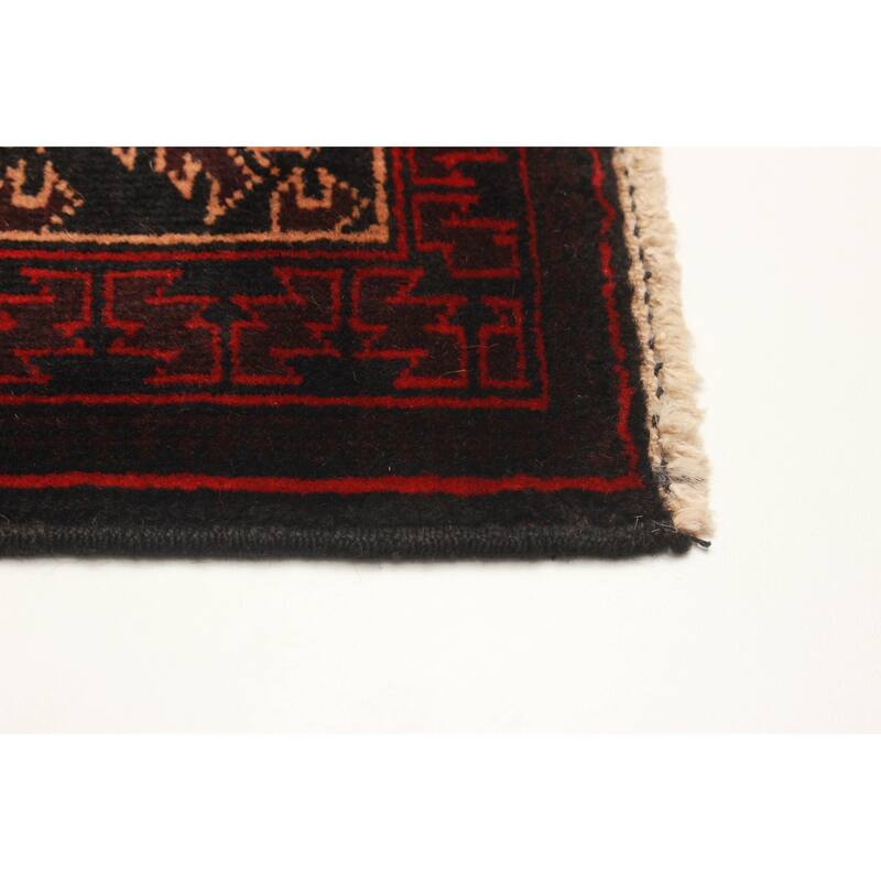 Teimani Burgundy Rug 2'11" x 5'0" - 2'11 x 5'0