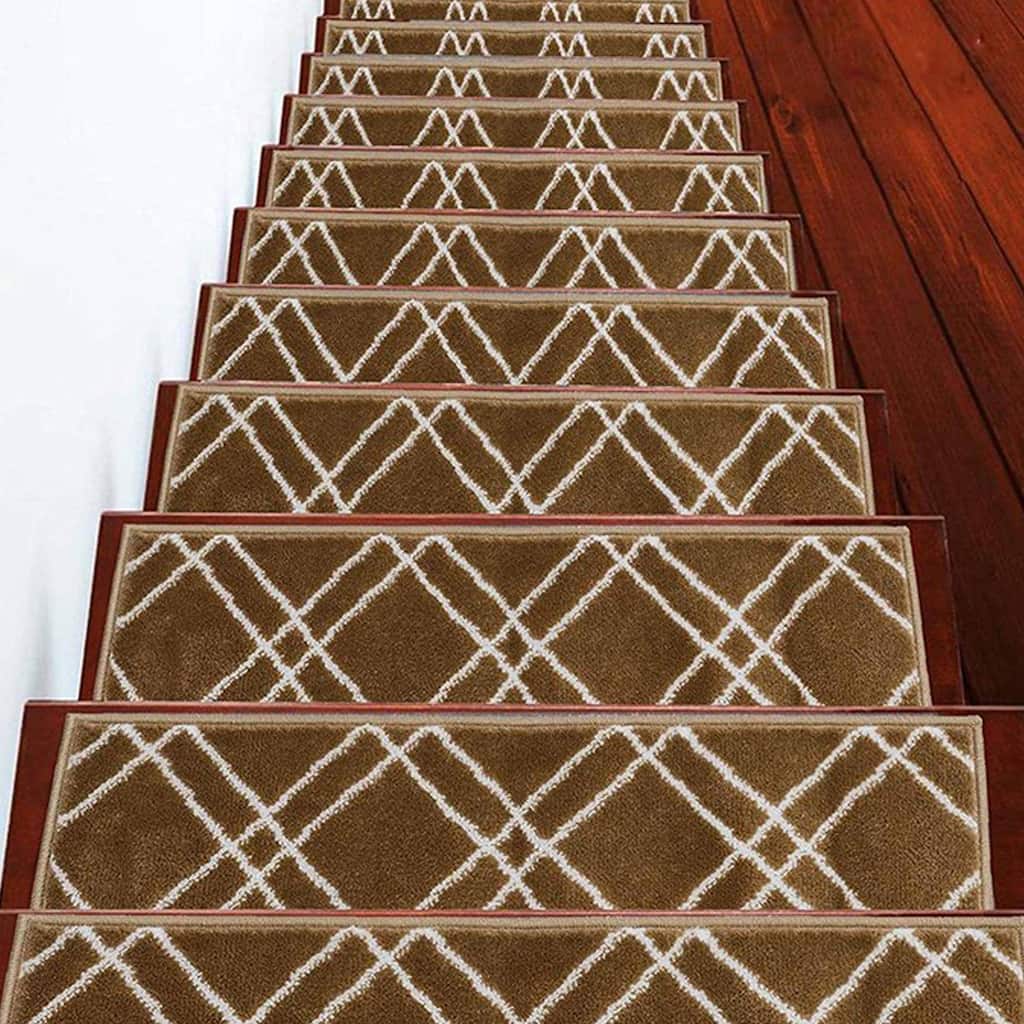 SUSSEXHOME Vintage Collection Stair Treads Polypropylene 9"x28"