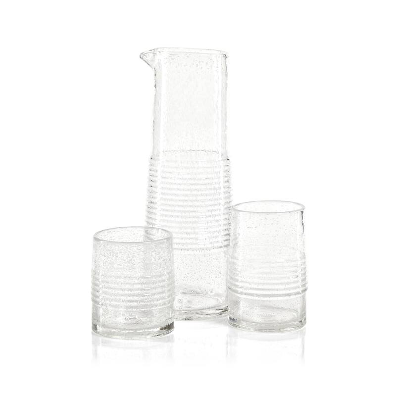 Langston Bubble Double Old Fashioned Glasses, Set of 6