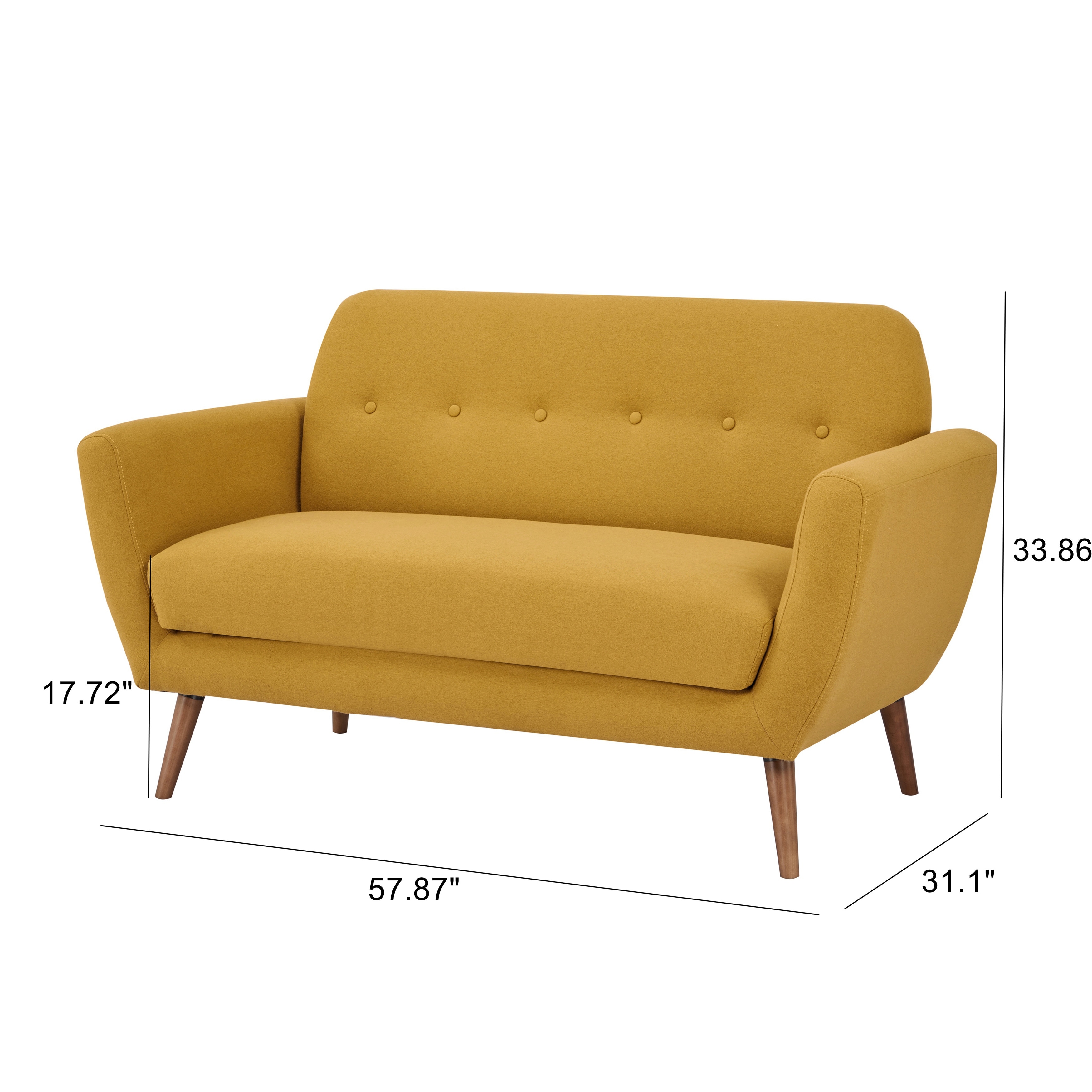 Carson Carrington Maglo Upholstered Loveseat - Picture 30 of 30