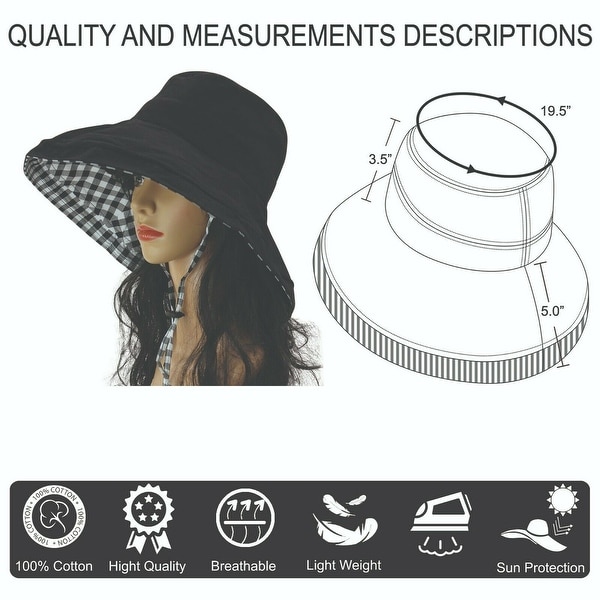 womens cotton bucket hat
