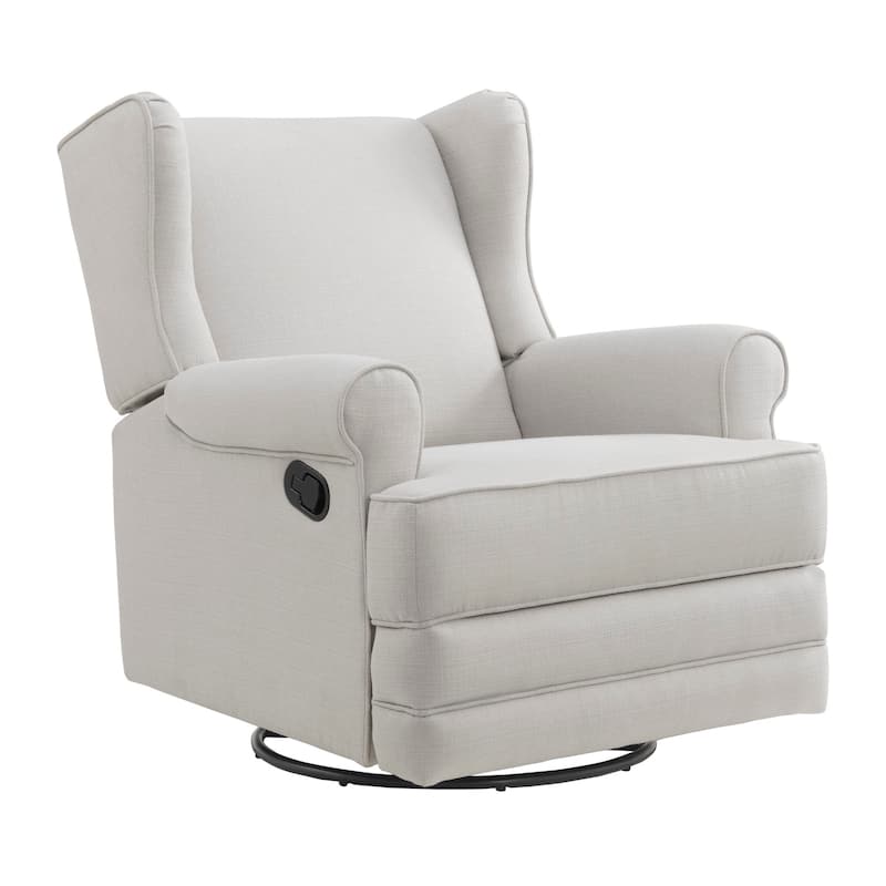 Oxford Baby Teegan Swivel Rocker / Recliner - Beige
