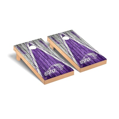 Southwest Baptist Bearcats Weathered Cornhole Board Set
