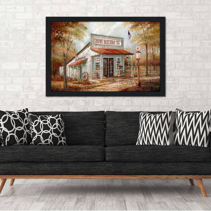 "Depot Bottom" by Ruane Manning Print on Acrylic