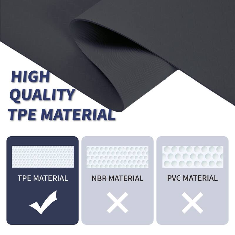 72"x24", Premium TPE Yoga Mat, Non-Slip Design for Fitness