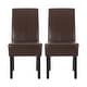 preview thumbnail 37 of 61, Christopher Knight Home Pollards Upholstered Dining Chairs (Set of 2)