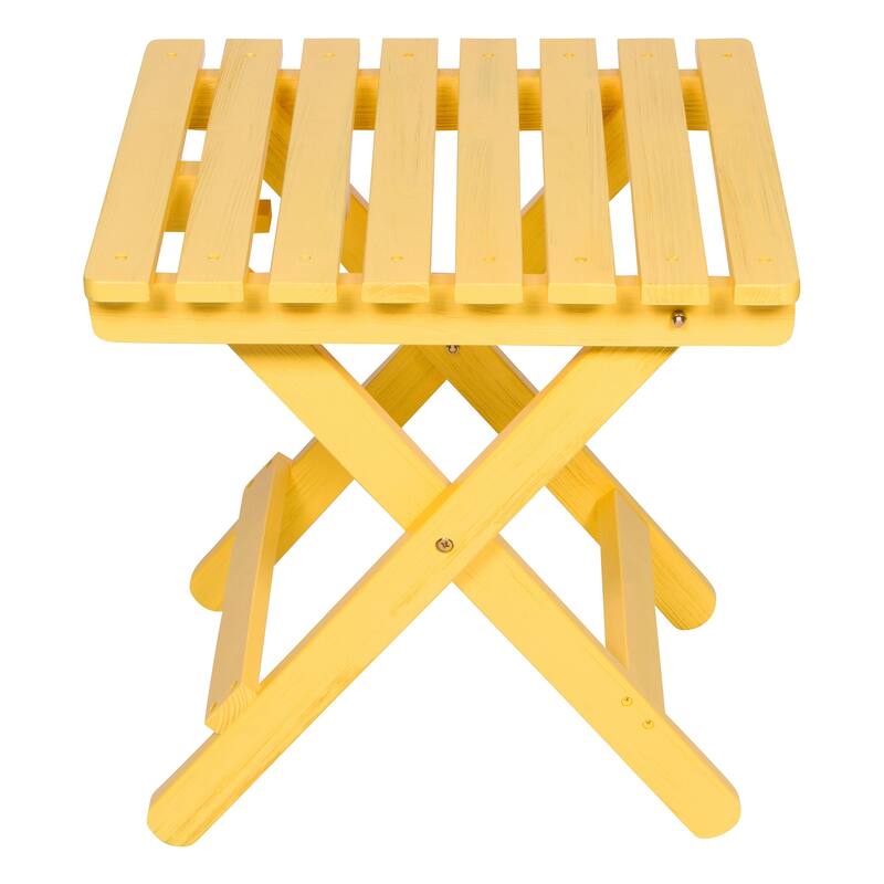 Laguna Assembled Square Folding Table - 19 W x 19 L x 19 H