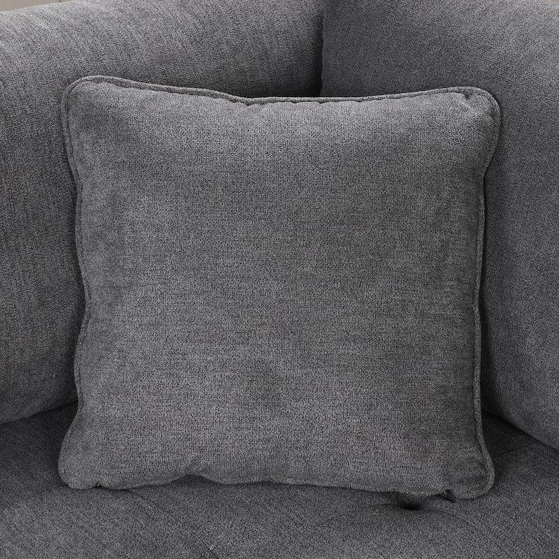 117" U-Shaped Oversized 6-Seater Sofa with Chaise