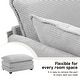 preview thumbnail 26 of 150, Corduroy Sectional Sofa with Removable Ottomans & Ultra-soft Cushions for Living Room & Bedroom