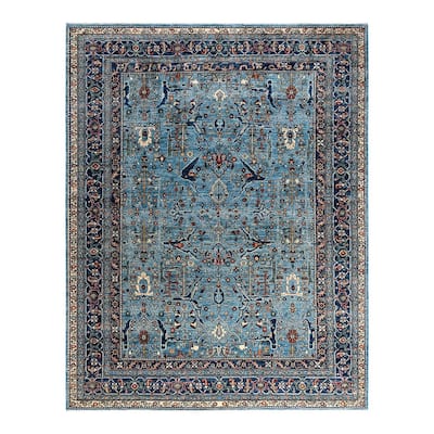 Serapi One-of-a-Kind Hand-Knotted Area Rug - Light Blue, 7' 10" x 10' 0" - 7' 10" x 10' 0"