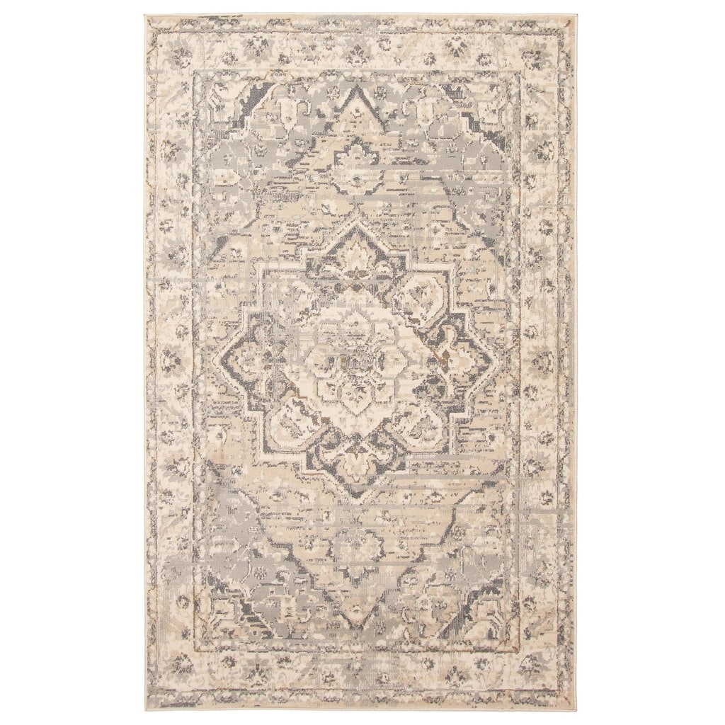 ECARPETGALLERY Machine Woven Priya Grey Area Rug