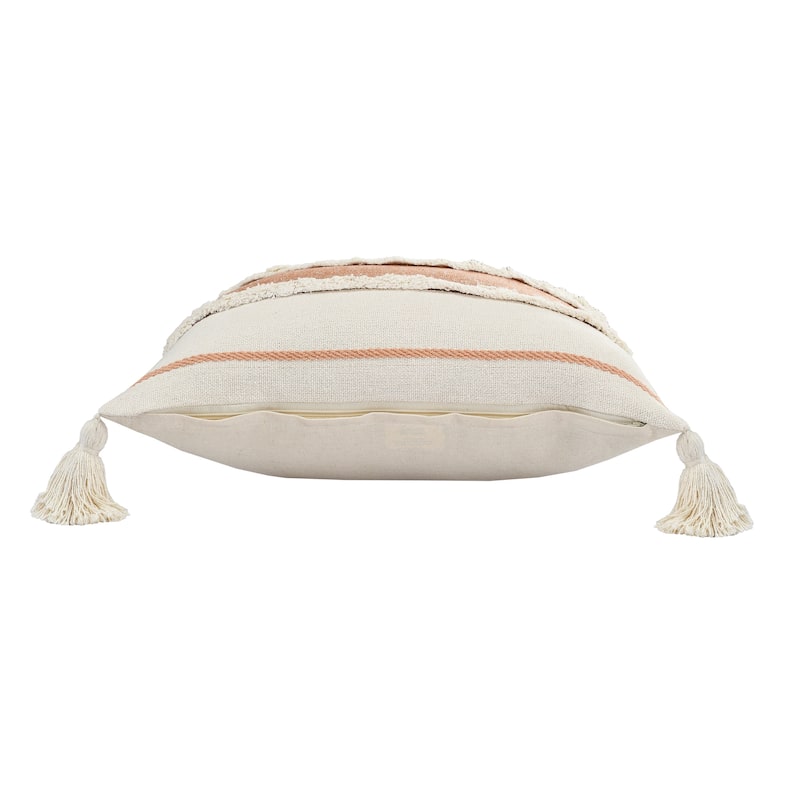 Sevita Sacral Earth Quarry Striped Throw Pillow