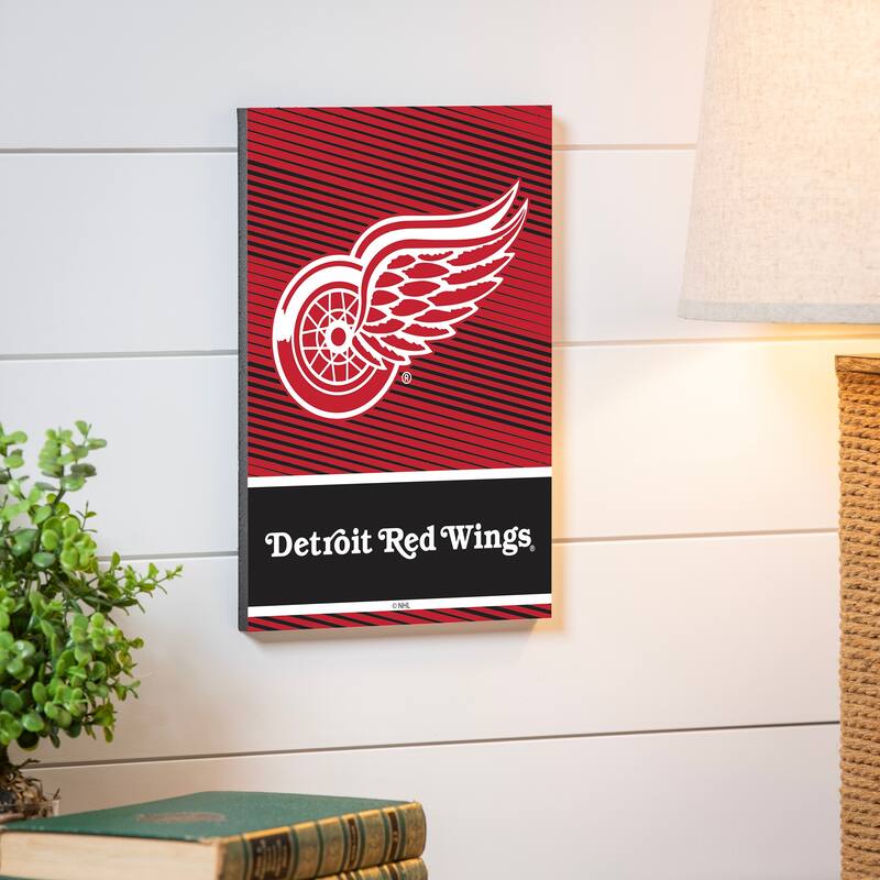 Detroit Red Wings Foam Core Wall Decor - Black