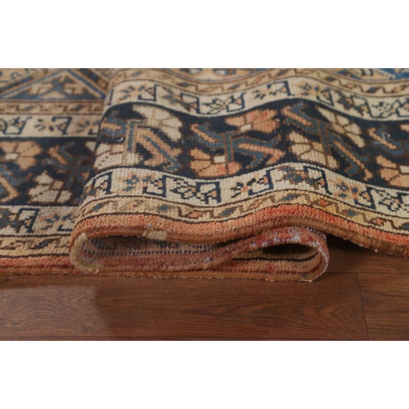 Tribal Bakhtiari Persian Vintage Area Rug Handmade Wool Carpet - 6'7"x 9'10"