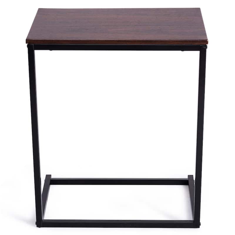 Gymax 26'' Laptop Holder Sofa Side End Table C Table Home Office - 22''X14''X26''