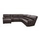preview thumbnail 11 of 12, Abbyson Cooper Manual Reclining Sectional with Chaise