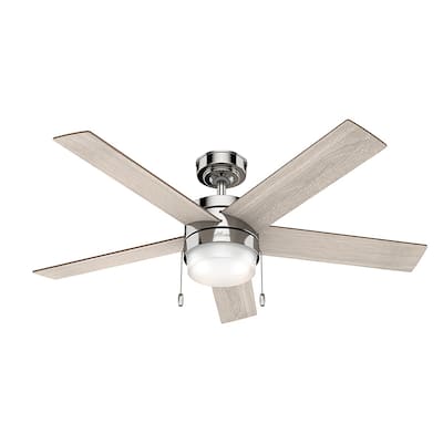 Hunter 52" Claudette Ceiling Fan with LED Light Kit and Pull Chain