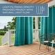 preview thumbnail 56 of 128, ATI Home Indoor/Outdoor Solid Cabana Grommet Top Curtain Panel Pair