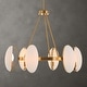 preview thumbnail 2 of 7, Uttermost Oviform 6 Light Round Chandelier - 30.25"W x 25"H x 30.25"D