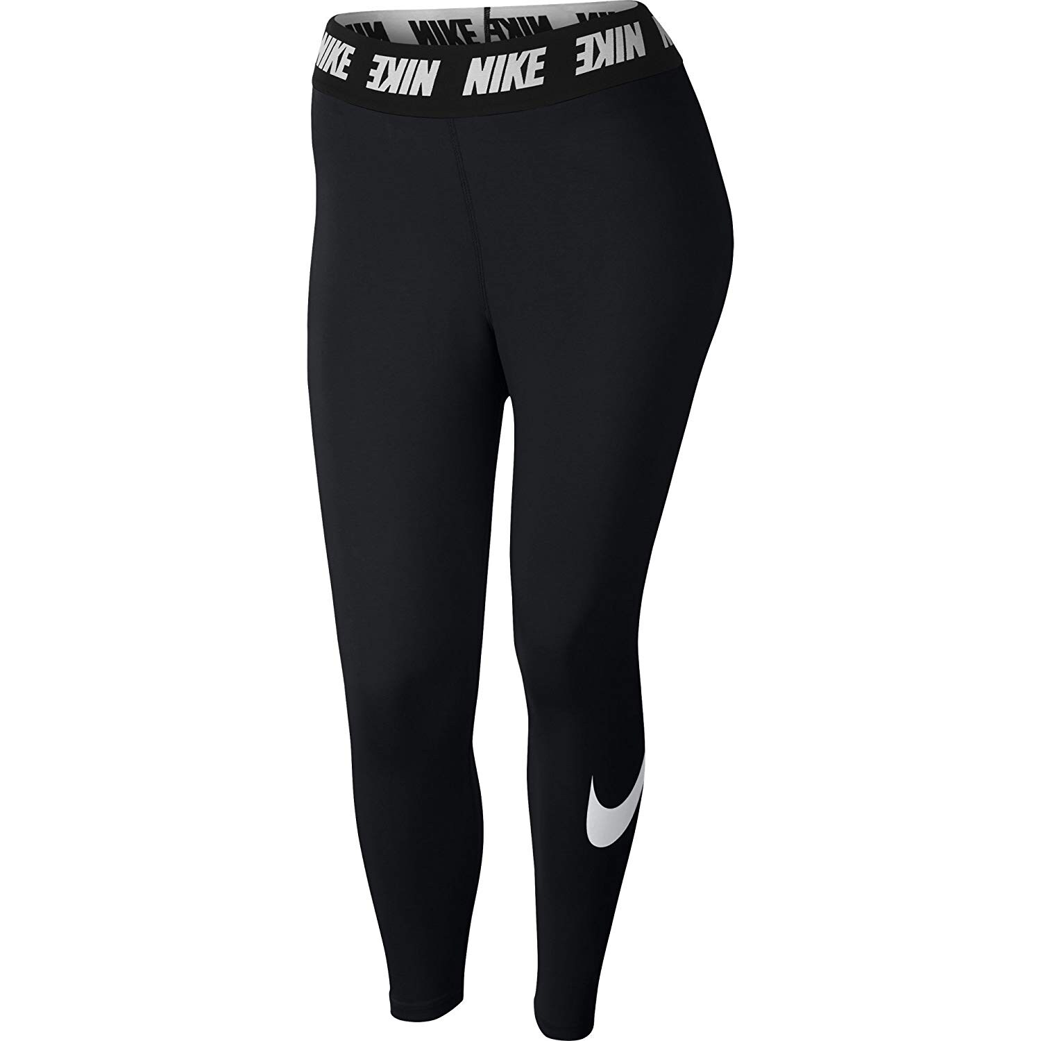 black and white nike leggings