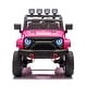 preview thumbnail 25 of 29, 2-Seater 24V Ride-On Truck with Powerful 4WD Motors, LED Lights, MP3 Player, Battery Powered Electric Car