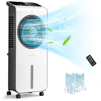 Costway Evaporative Air Cooler 3-in-1 Portable Swamp Cooling Fan w/