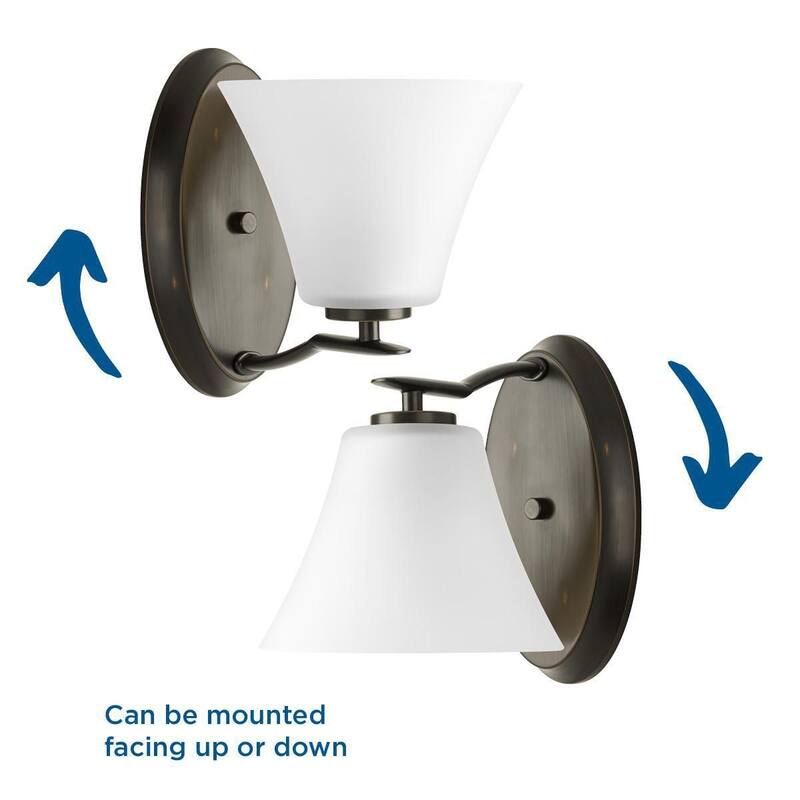 Bravo Collection One-Light Bath & Vanity - 9" x 7.25" x 8.75"
