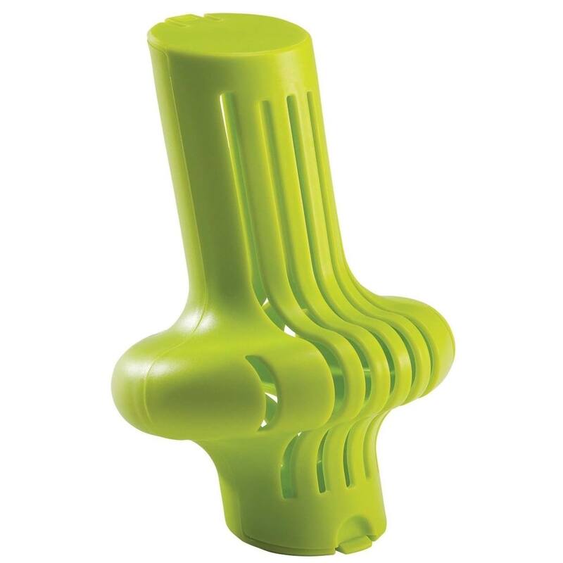 Hutzler Heat Resistant Herb Infuser - Easy Way to Add Fresh Spice & Flavor to Soup or Stock - Green