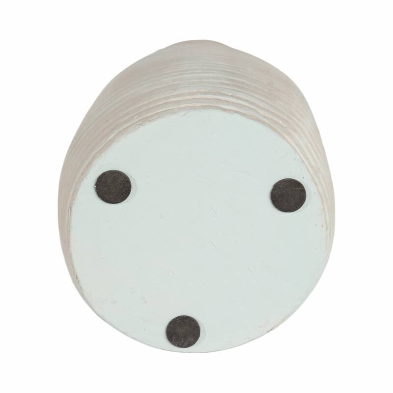 Decorative Modern Ribbed Vase - Teal