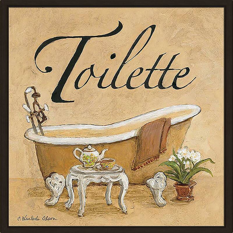 "Spice Toilette" Print on Floating Canvas