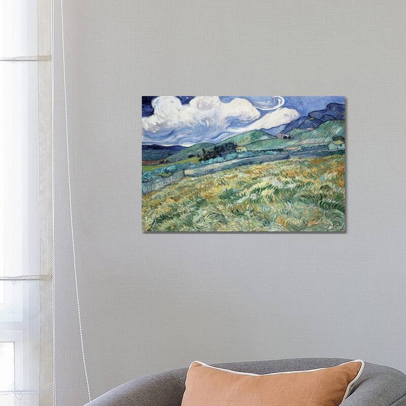 iCanvas "Landscape at Saint-Remy" by Vincent van Gogh Canvas Print - 18x26x1.5
