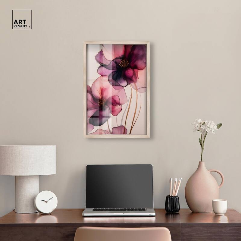 Velvet Verse III Shadowbox by Art Remedy