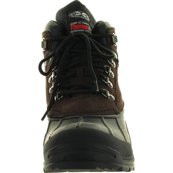 Shop Mens Winter Boots Hiking Snow Ski Leather 6 Ankle Thermolite