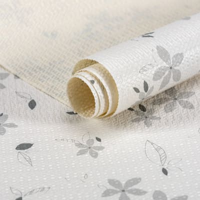 Ray Star Gray Floral Shelf liner Independence Day 18x96 12×120 In