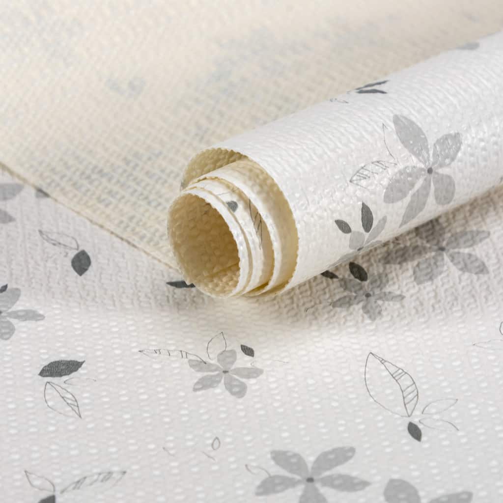 Ray Star Gray Floral Shelf liner Independence Day 18x96 12×120 In