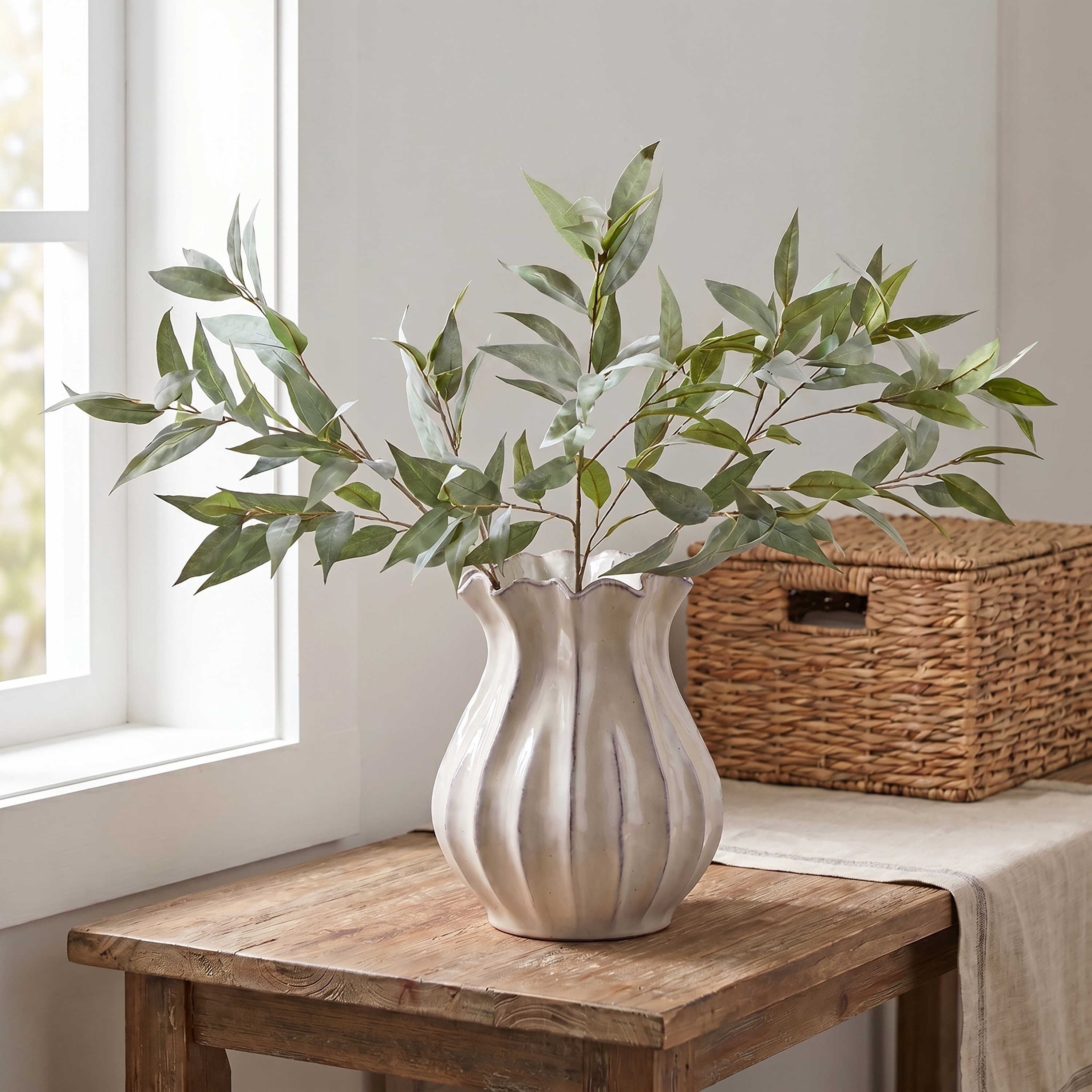 Willow Eucalyptus Spray 37" Set of 4
