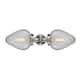 Option Brushed Satin Nickel / Clear Crackle