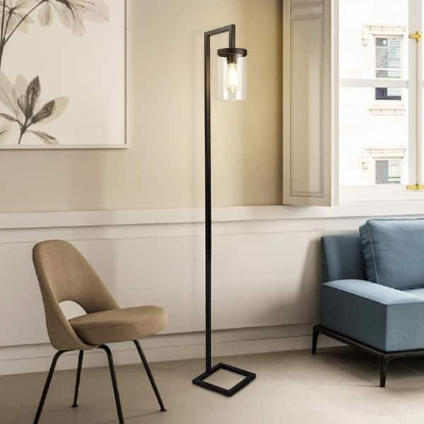 LED Floor Lamp Office Standing Light Modern Industrial Light Black 1