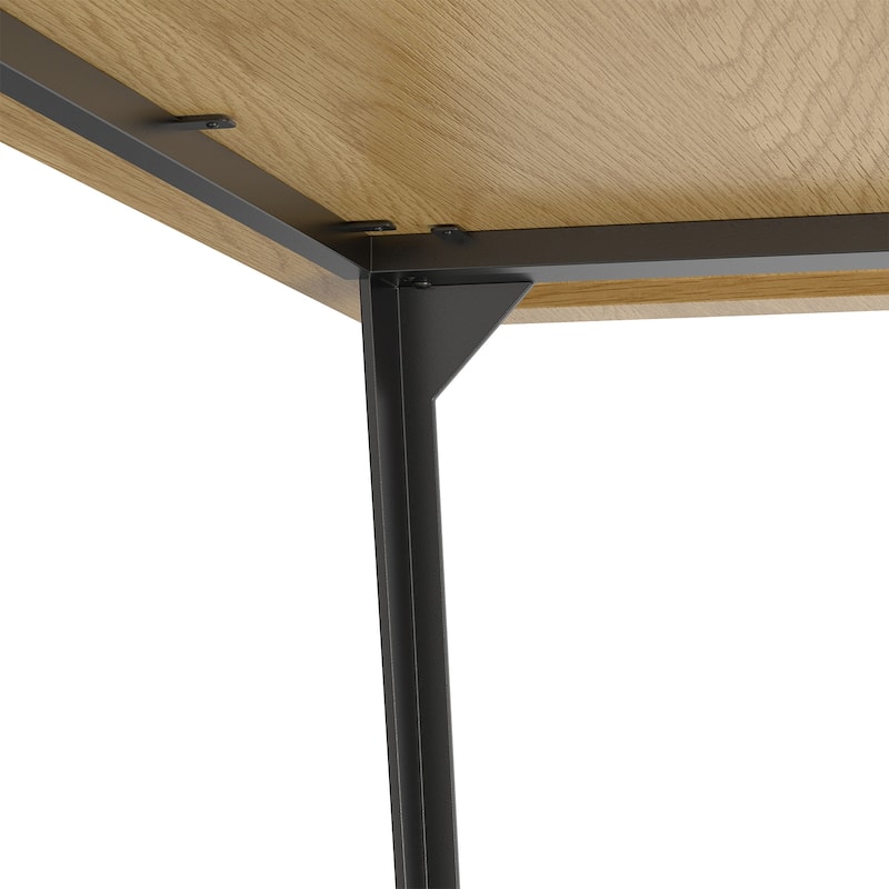 WyndenHall Mitchell 66 inch x 40 inch Rectangle Modern Industrial Dining Table - 66 inches wide